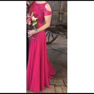 Fuchsia/Pink Prom Dress